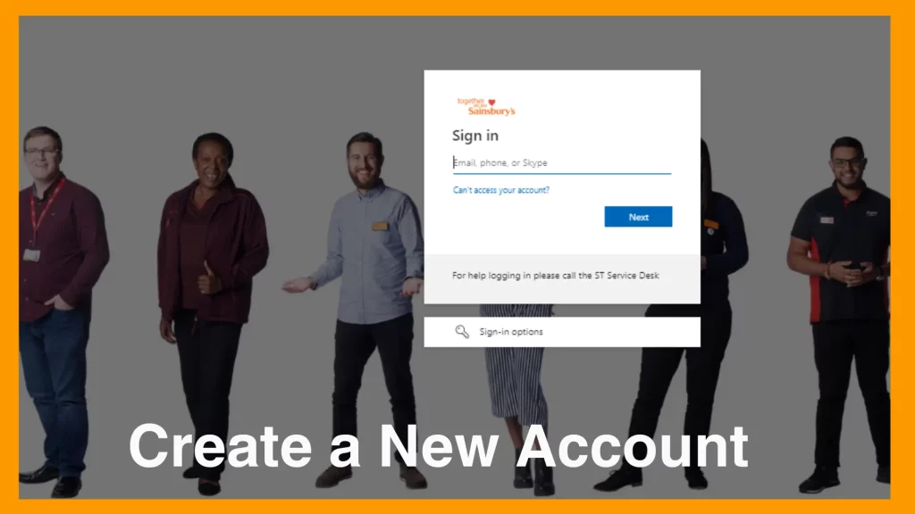 Create a New Account